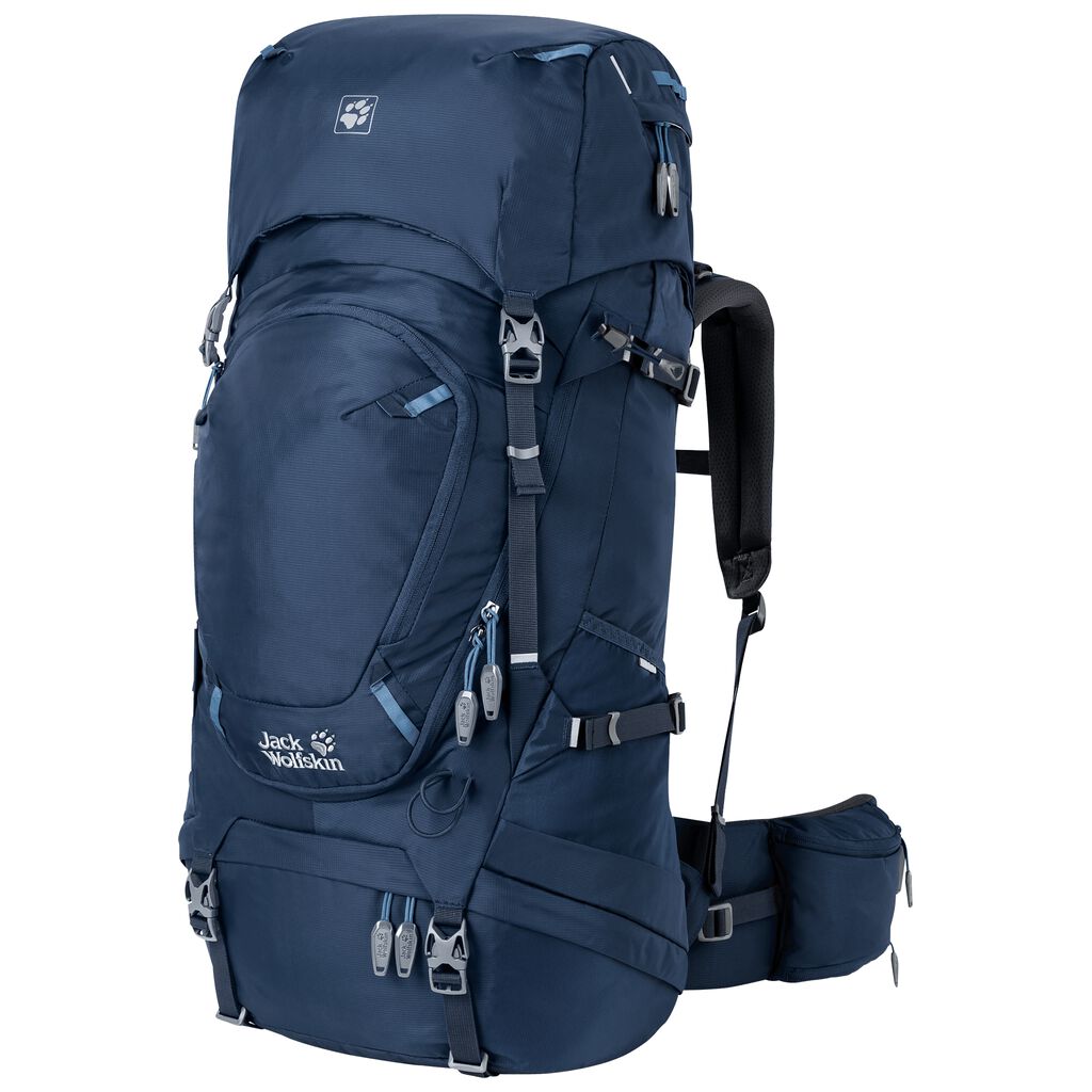 Jack Wolfskin HIGHLAND TRAIL 55 Női Trekking Hátizsák Sötét Sötétkék - NWUIOT-136